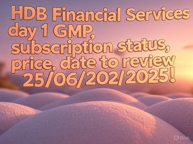 HDB Financial Services day 1